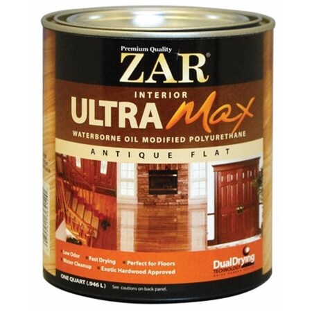 United Gilsonite United Gilsonite 1 Quart Antique Flat Zar Interior Ultra Max Waterborne Oil Mod 79941364120